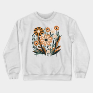 Mid Century Scandi Garden Crewneck Sweatshirt